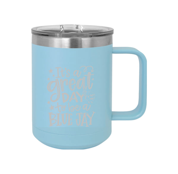 Bryn Mawr Elementary-15oz Insulated Coffee Mug with Slider Lid
