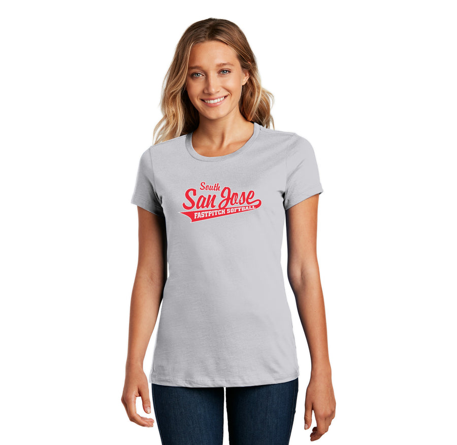 SSJSB 2024 On-Demand Store-Womens Premium Tee RED Logo