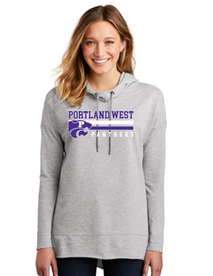 Portland West Middle School Spirit Wear 2023/24 On-Demand-District Womens Featherweight French Terry Hoodie