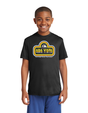 Ada Vista Elementary Spirit Wear 2023-24 On-Demand Store-Unisex Dry-Fit Shirt Yellow Logo