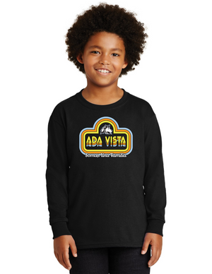 Ada Vista Elementary Spirit Wear 2023-24 On-Demand Store-Unisex Long Sleeve Shirt Yellow Logo