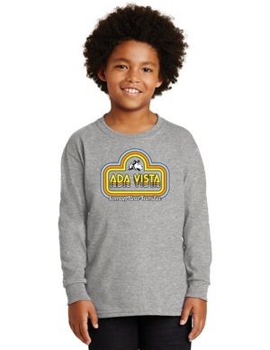 Ada Vista Elementary Spirit Wear 2023-24 On-Demand Store-Unisex Long Sleeve Shirt Yellow Logo