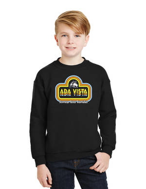 Ada Vista Elementary Spirit Wear 2023-24 On-Demand Store-Unisex Crewneck Sweatshirt Yellow Logo