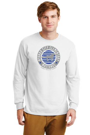 Myakka City Elementary Spirit Wear 2023/24 On-Demand-Unisex Long Sleeve Shirt Circle Logo