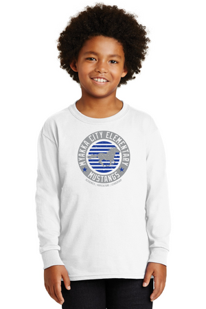 Myakka City Elementary Spirit Wear 2023/24 On-Demand-Unisex Long Sleeve Shirt Circle Logo