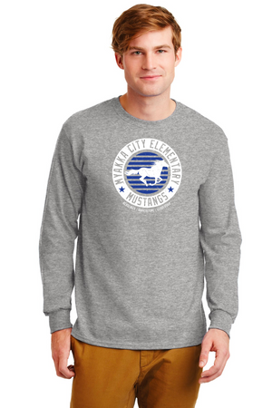 Myakka City Elementary Spirit Wear 2023/24 On-Demand-Unisex Long Sleeve Shirt Circle Logo