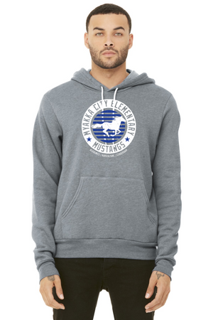 Myakka City Elementary Spirit Wear 2023/24 On-Demand-BELLA+CANVAS Premium Fleece Hoodie Circle Logo