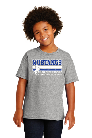 Myakka City Elementary Spirit Wear 2023/24 On-Demand-Unisex T-Shirt Stripe Logo