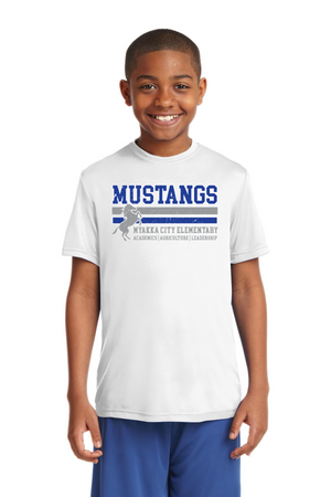 Myakka City Elementary Spirit Wear 2023/24 On-Demand-Unisex Dry-Fit Shirt Stripe Logo