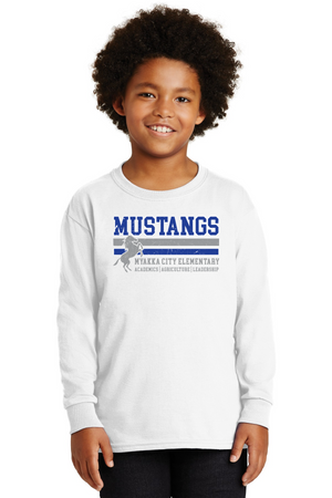 Myakka City Elementary Spirit Wear 2023/24 On-Demand-Unisex Long Sleeve Shirt Stripe Logo