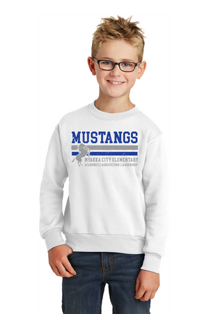 Myakka City Elementary Spirit Wear 2023/24 On-Demand-Unisex Crewneck Sweatshirt Stripe Logo