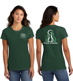 Tice Creek Spirit Wear 2023-24 On-Demand-Port and Co Ladies Favorite Shirt Front/Back Logo