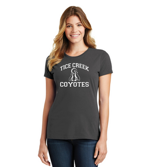 Tice Creek Spirit Wear 2023-24 On-Demand-Port and Co Ladies Favorite Shirt Typographic Logo