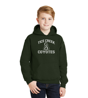 Tice Creek Spirit Wear 2023-24 On-Demand-Unisex Hoodie Typographic Logo