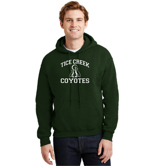 Tice Creek Spirit Wear 2023-24 On-Demand-Unisex Hoodie Typographic Logo