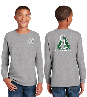 Tice Creek Spirit Wear 2023-24 On-Demand-Unisex Long Sleeve Shirt Front/Back Logo