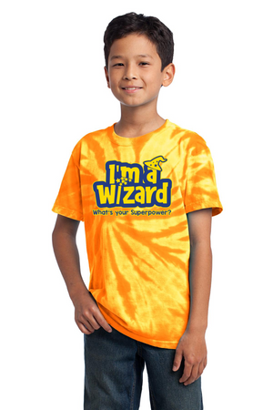 Round Hill Spirit Wear 2023-24 On-Demand-Unisex Tie-Dye Shirt Wizard Logo