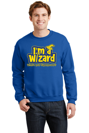 Round Hill Spirit Wear 2023-24 On-Demand-Unisex Crewneck Sweatshirt Wizard Logo