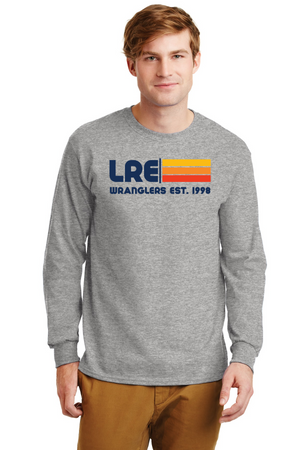 Lang Ranch Elm Spirit Wear 2023-24 On-Demand Store-Unisex Long Sleeve Shirt LRE Stripe Logo
