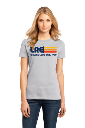 Lang Ranch Elm Spirit Wear 2023-24 On-Demand Store-Premium District Womens Tee LRE Stripe Logo