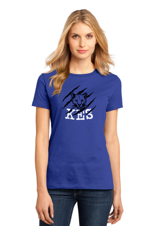 Kent Elementary Spirit Wear 2023-24 On-Demand-Premium District Womens Tee KES Logo