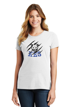 Kent Elementary Spirit Wear 2023-24 On-Demand-Port and Co Ladies Favorite Shirt KES Logo