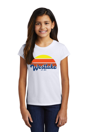 Westlake Elementary Spirit Wear 2023/24 On-Demand-Youth District Girls Tri-Blend Sunset Logo