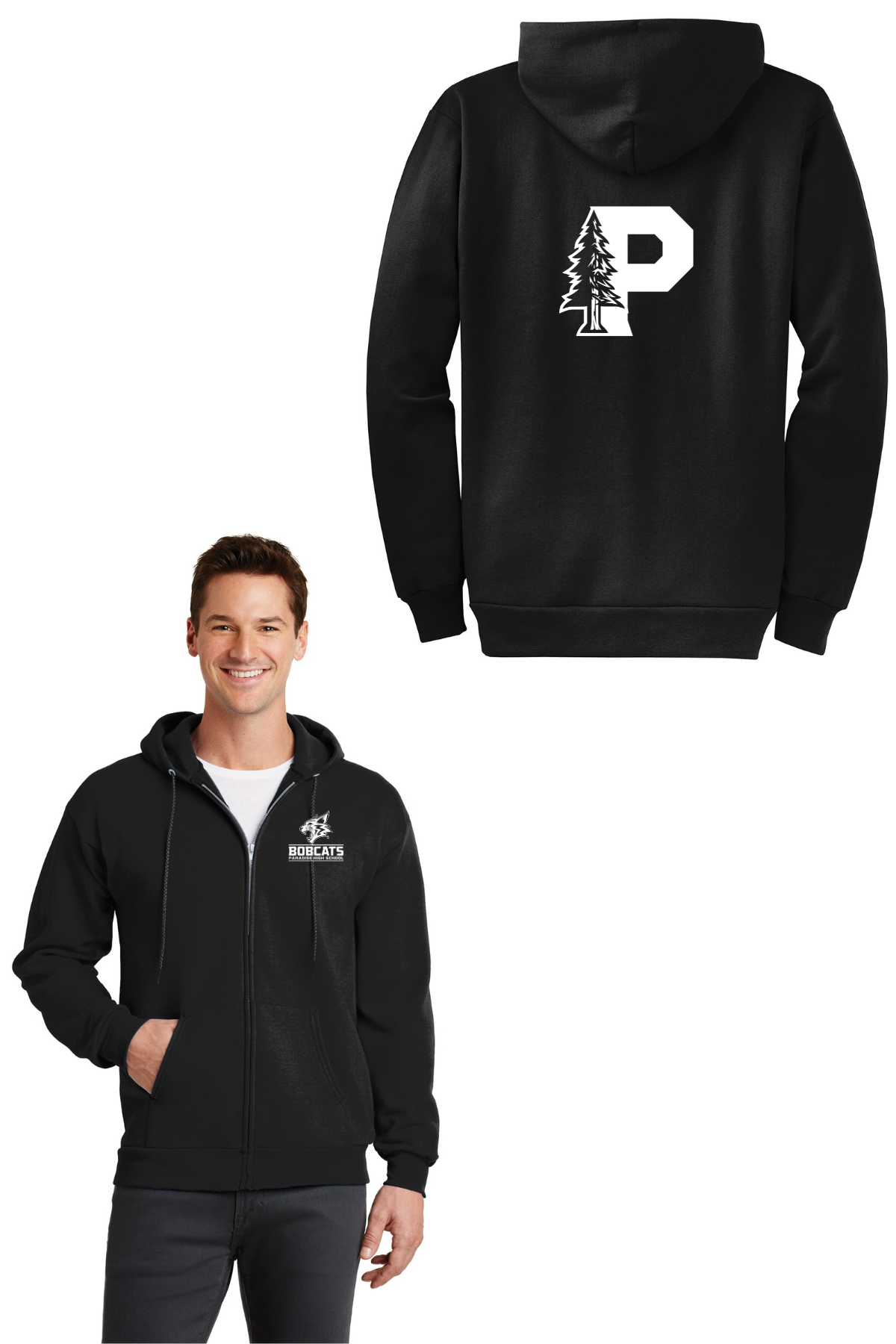 Paradise High School Spirit Wear 2023-24 On-Demand-Unisex Full-Zip