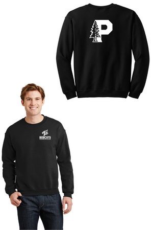 Paradise High School Spirit Wear 2023-24 On-Demand-Unisex Crewneck Sweatshirt Bobcat Mascot Logo