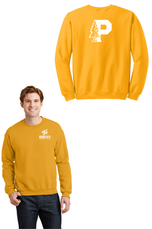 Paradise High School Spirit Wear 2023-24 On-Demand-Unisex Crewneck Sweatshirt Bobcat Mascot Logo