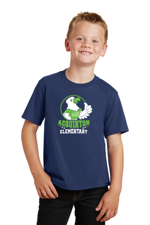 Acquinton Elementary Spirit Wear 2023-24 On-Demand-Premium Soft Unisex T-Shirt Eagle Mascot Logo