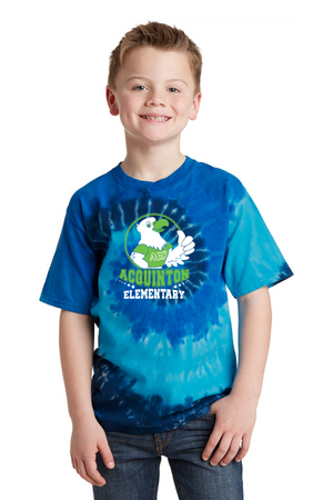 Acquinton Elementary Spirit Wear 2023-24 On-Demand-Unisex Tie-Dye Shirt Eagle Mascot Logo