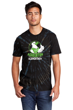 Acquinton Elementary Spirit Wear 2023-24 On-Demand-Unisex Tie-Dye Shirt Eagle Mascot Logo