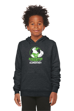 Acquinton Elementary Spirit Wear 2023-24 On-Demand-BELLA+CANVAS Premium Fleece Hoodie Eagle Mascot Logo