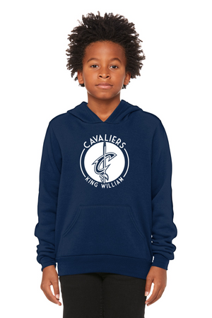 Acquinton Elementary Spirit Wear 2023-24 On-Demand-BELLA+CANVAS Premium Fleece Hoodie Cavaliers Logo