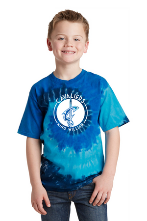 Acquinton Elementary Spirit Wear 2023-24 On-Demand-Unisex Tie-Dye Shirt Cavaliers Logo