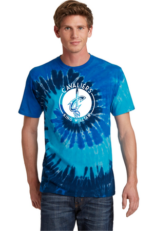 Acquinton Elementary Spirit Wear 2023-24 On-Demand-Unisex Tie-Dye Shirt Cavaliers Logo