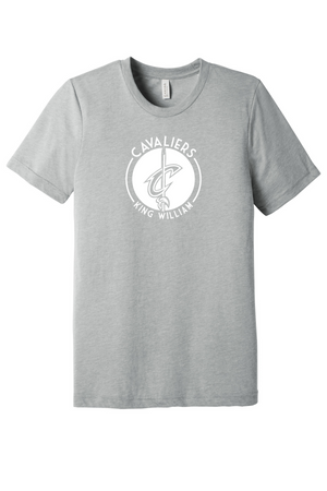 Acquinton Elementary Spirit Wear 2023-24 On-Demand-BELLA+CANVAS Triblend Short Sleeve Tee Cavaliers Logo