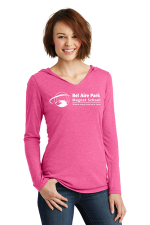 Bel Aire Park Spirit Wear 2023-24 On-Demand-District Womens Perfect Tri Long Sleeve Hoodie Center Chest Logo