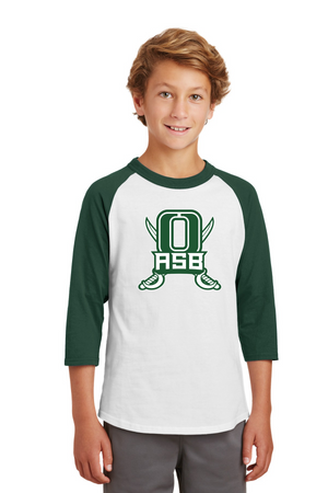 Oceanside HS ASB/PALS Spirit Wear 2023-24 On-Demand-Unisex Baseball Tee ASB Logo