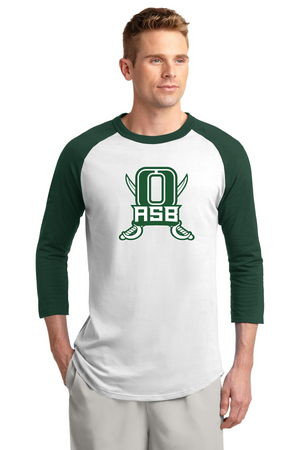 Oceanside HS ASB/PALS Spirit Wear 2023-24 On-Demand-Unisex Baseball Tee ASB Logo