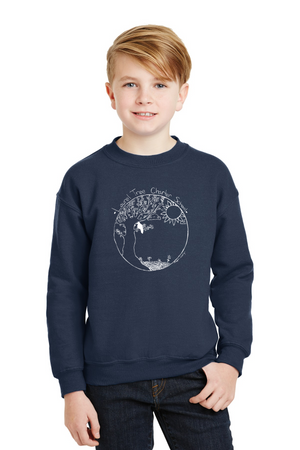 Laurel Tree Charter-Unisex Crewneck Sweatshirt Tree Logo