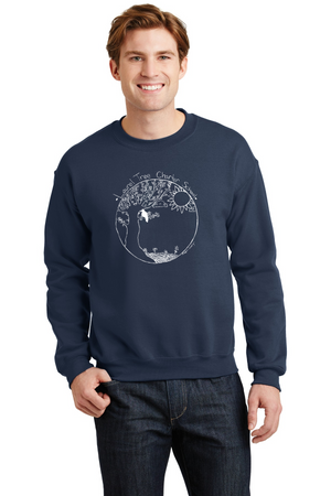 Laurel Tree Charter-Unisex Crewneck Sweatshirt Tree Logo