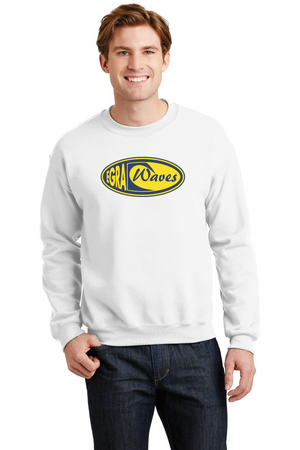 EGRA Waves Gear-Unisex Crewneck Sweatshirt Center Chest Logo