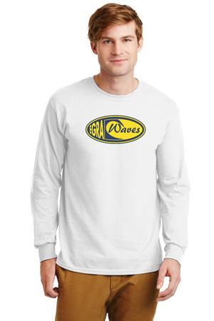 EGRA Waves Gear-Unisex Long Sleeve Shirt Center Chest Logo