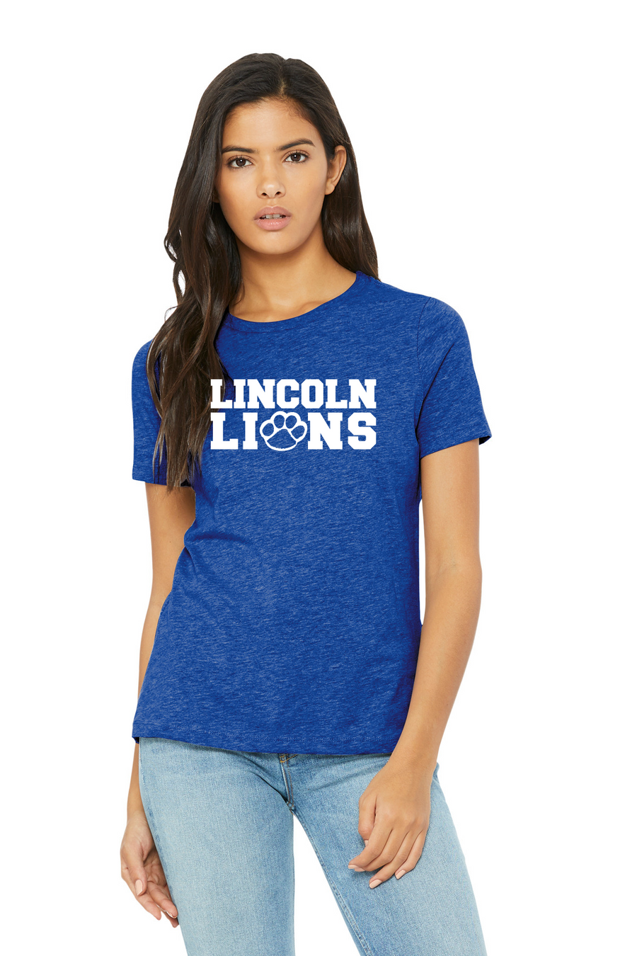 Lincoln Elementary Spirit Wear 2023/24 On-Demand-BELLA CANVAS Women Relaxed Tee