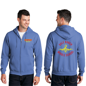 Gale Ranch Music Department 2023/24 On-Demand-Adult Unisex Full-Zip Hooded Sweatshirt