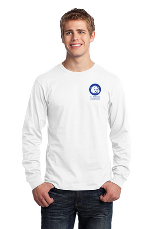 Loyal Heights Elementary Spirit Wear 2023-24 On-Demand-Adult Unisex Port & Company Long Sleeve Shirt Left Chest Logo