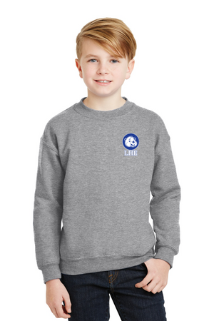 Loyal Heights Elementary Spirit Wear 2023-24 On-Demand-Unisex Crewneck Sweatshirt Left Chest Logo