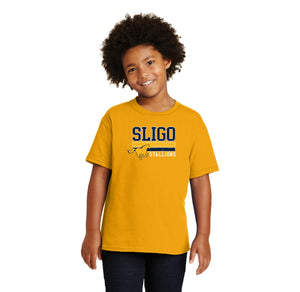 Sligo Middle School 2023-24 Spirit Wear-Youth Unisex T-Shirt Stripe Logo